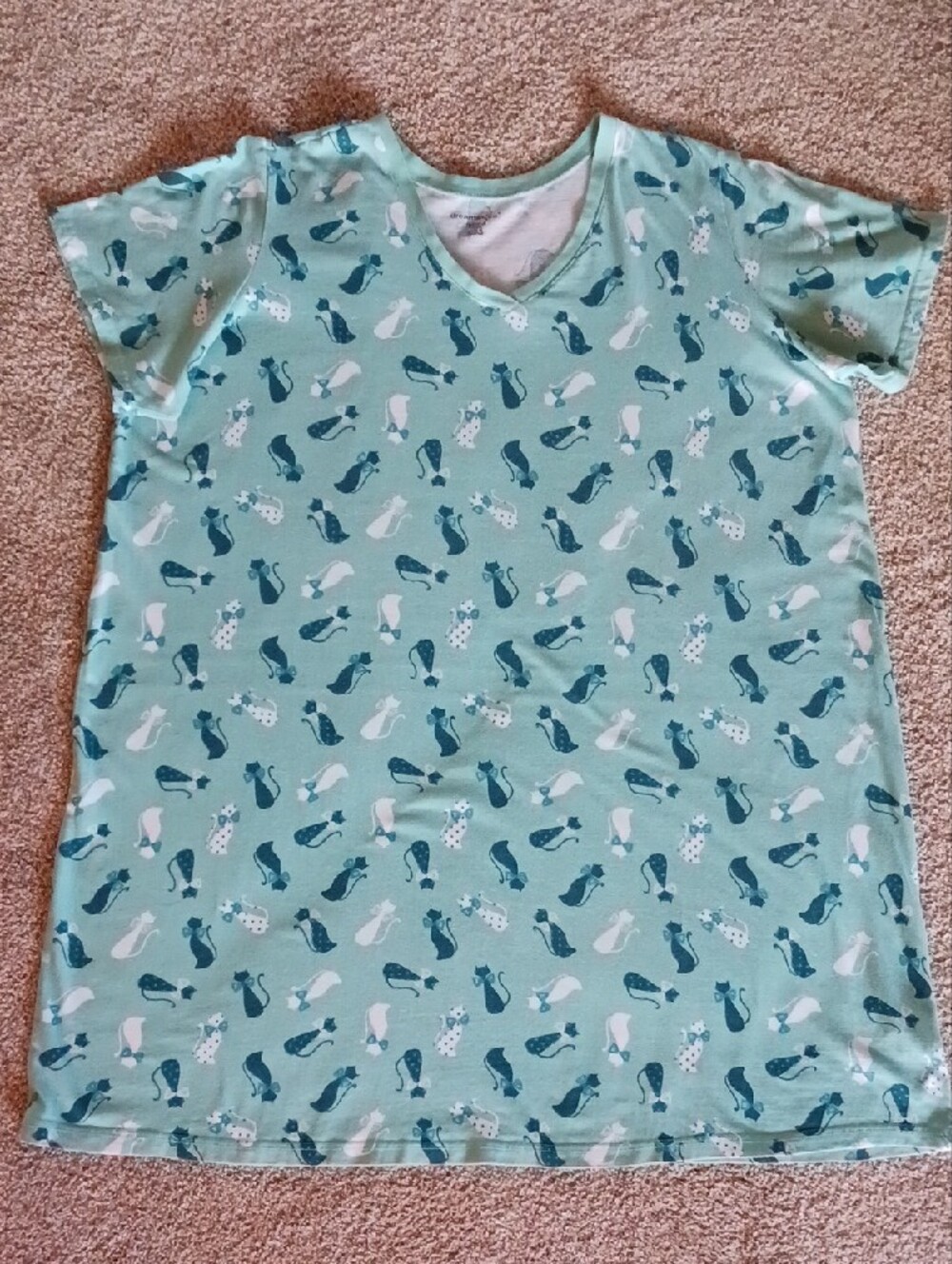 Dreams Co~ 2 Cotton Sleepshirts 1X/2X - Picture 5 of 9